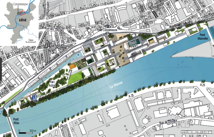 Rijkste Belgen bouwen nieuwe Luikse stadswijk
