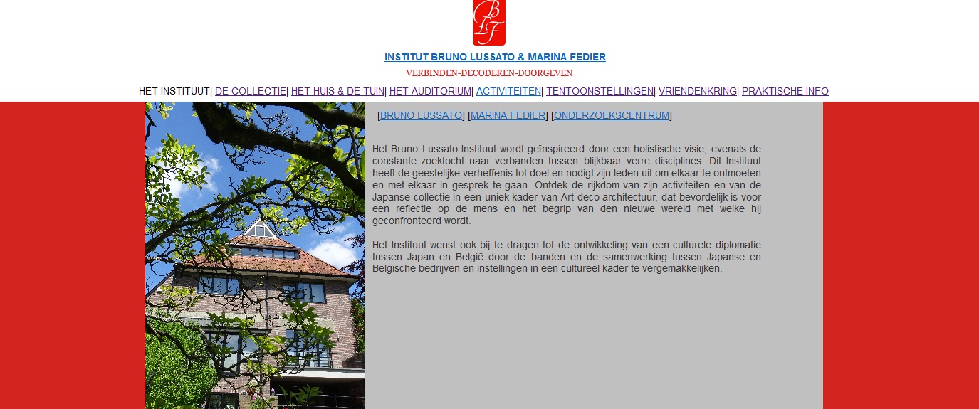 De Villa Clairval waar de vzw Bruno Lussato et Marina Fedier is gevestigd. (Foto: screenshot van de website van de vzw)